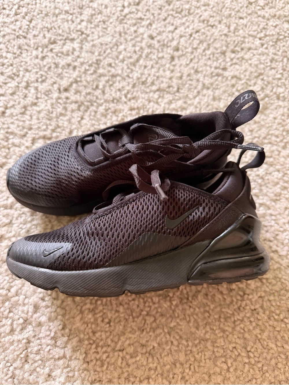 Nike All-Black Air Max 270 Low-Top Sneakers